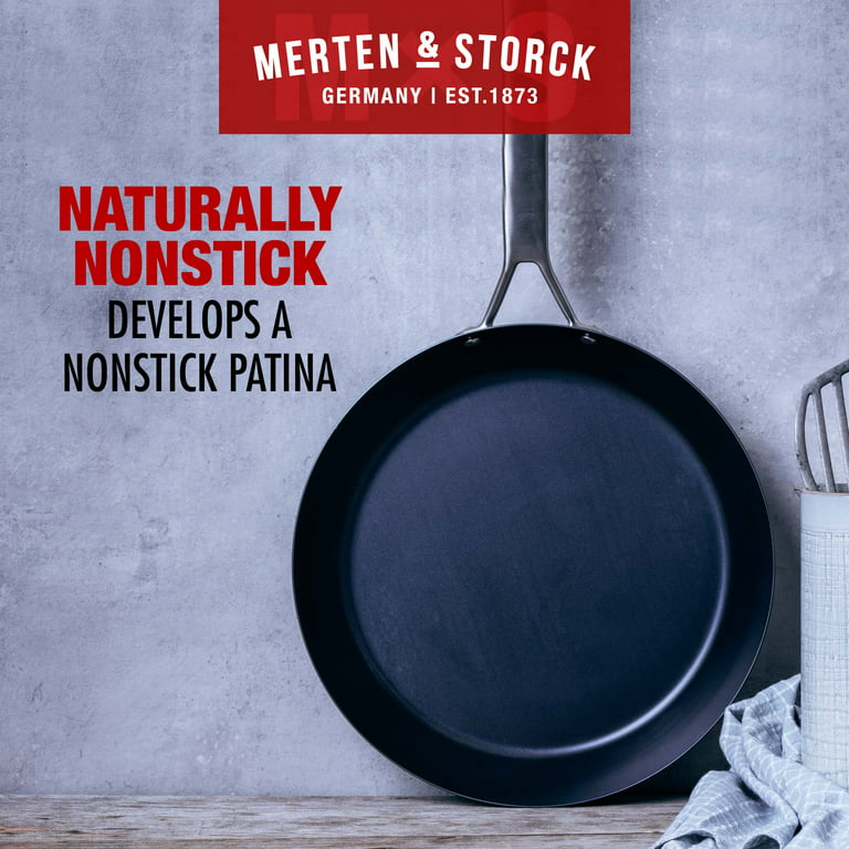 Merten & Storck Stainless Steel 10 and 12 Frypan Set