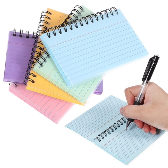 Raindrops 5Pcs Pink Note Pads Compact Design for Office Use