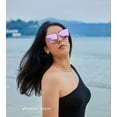thumbnail image 6 of FEISEDY Retro Square Polarized Sunglasses Women Men Oversized Vintage Shades B2600, 6 of 14