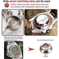 thumbnail image 4 of Watch Back Case Cover Opener Remover Wrench Dies Repair Tool Kit for Rolex Oyster, Sliver, 4 of 5