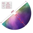 thumbnail image 3 of Lsque Northern Lights Print Christmas Tree Skirt, Tree Skirt with Ties or Velcro, Perfect for Holiday Decorations, Halloween, and New Year-48", 3 of 7