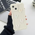 thumbnail image 6 of Compatible with iPhone 13 6.1" 2021 Silicone 3D Love Heart Phone Case, Colors Love Heart Wavy Frame Full Protection for iPhone 13 Soft TPU Shockproof Phone Cover for Women Girls, 6 of 12