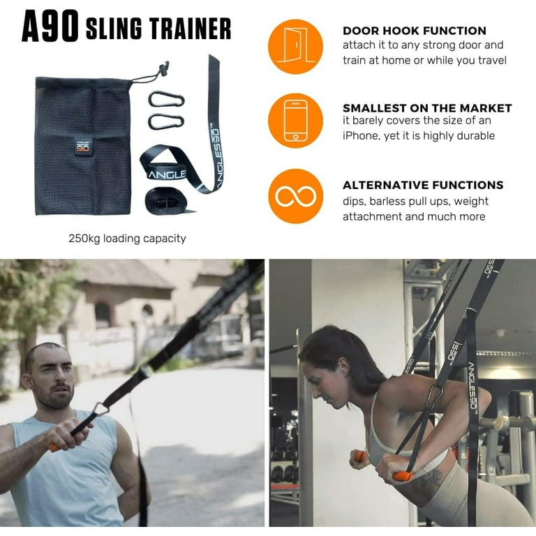 ANGLES90 エクササイズバンドセット Angles90 Athlete Set - Including Grips, Sling Trainer