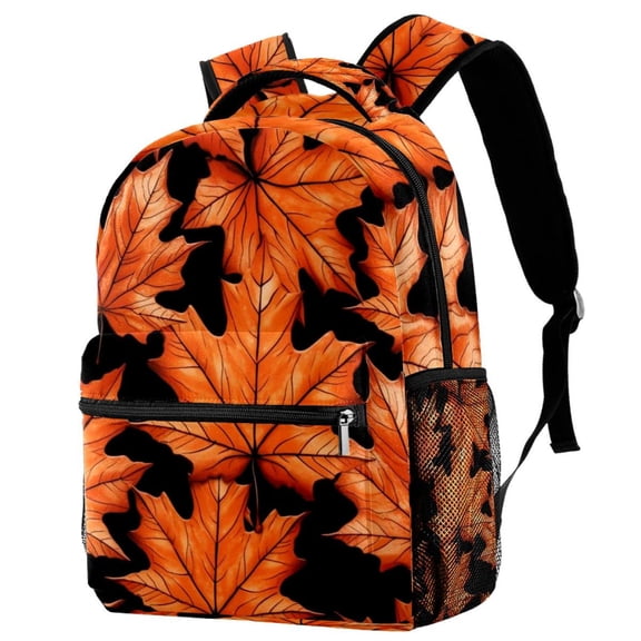 Lightweight Backpack Maple Leaf School Bag Travel Laptop Daypack for Men Women Casual Rucksack