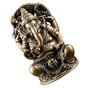 Ornament Decor Religious Brass Adornment Ganesha Jewelry Decoration Statue