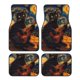 thumbnail image 1 of Fotbe Starry Night Cat Guitarist Juego de 4 Tapetes para Auto con Estampado – Alfombrillas de Goma Reforzada, Diseño Antideslizante, Protección para Todo el Año – Vehículos, Autos, Camionetas y SUVs, 1 of 7