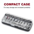 thumbnail image 5 of Fancii Precision Craft Knife Set 16 Pieces - Professional Razor Sharp Knives for Art, Hobby, Scrapbooking and Sculpture - Includes Stencil, Fine Point, Scoring, Chiseling Blades, 5 of 14