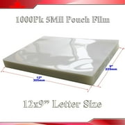 INTSUPERMAI Clear Laminating Pouch Film Thermal Hot Lamintor Letter Size 9"*12" 1000 Sheets