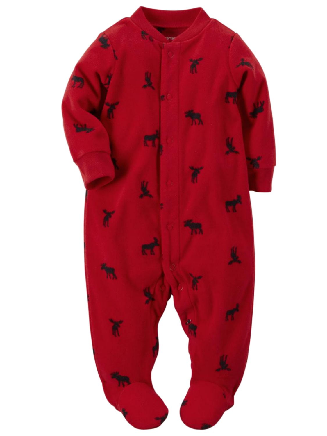 carters moose pajamas