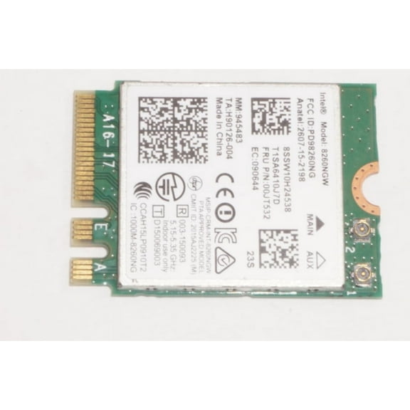 00JT532 Lenovo Wireless Card 20FB002RUS X1 CARBON 4TH GEN