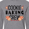 thumbnail image 4 of Inktastic Christmas Cookie Baking Crew with Oven Mitts Long Sleeve T-Shirt, 4 of 5