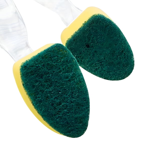 ACDANC Detachable Heavy Duty Dish Wand Sponge For Kitchen Sink Cleaning Brush (1 Dishwand and 2 Refill Replacement Heads)