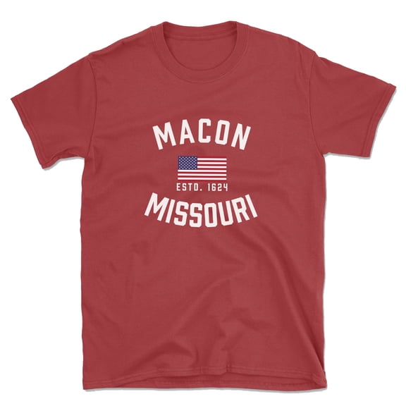 Macon Missouri Patriot Men's Cotton T-Shirt