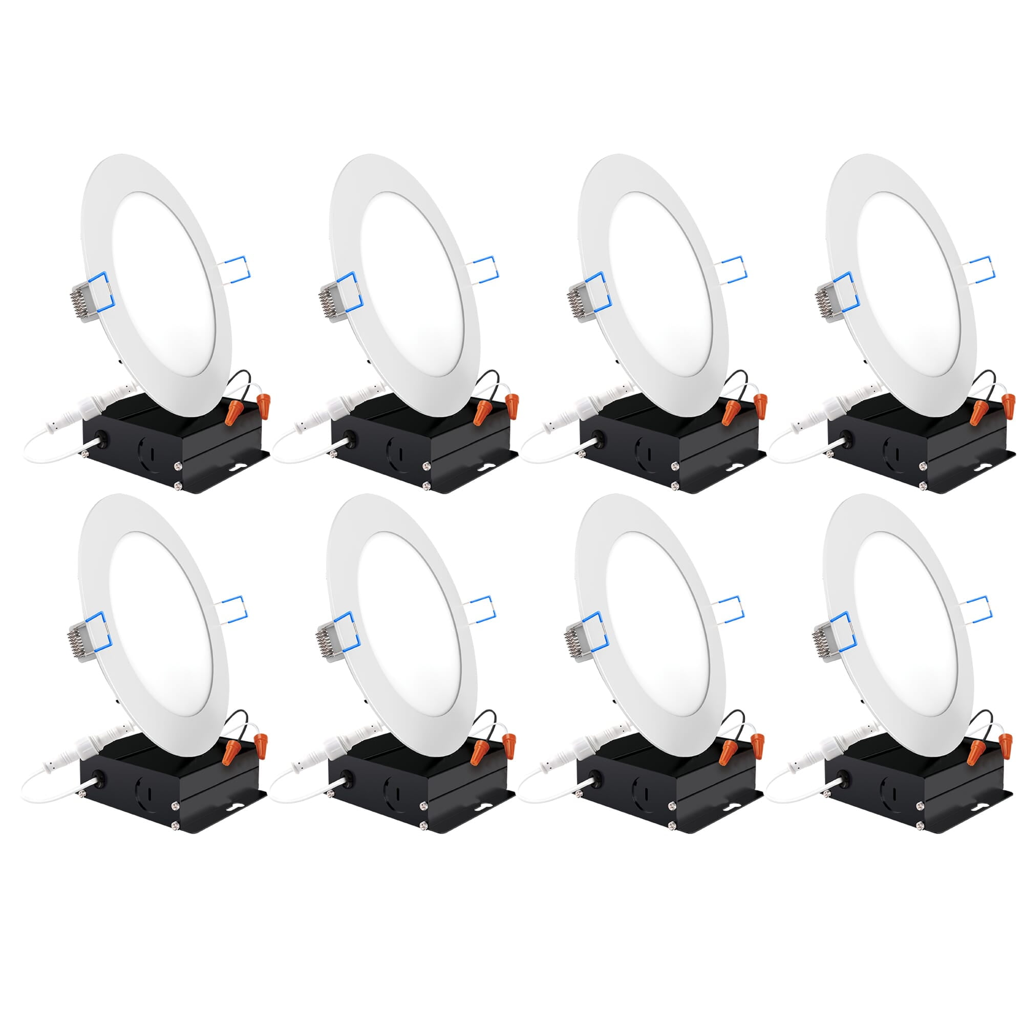 Sunco Lighting 8 Pack 6 Inch Slim LED Downlight with ...