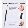 thumbnail image 5 of MelodySusie Acrylic Nail Clippers Set with Cuticle Trimmer and Dual-Ended Pusher, 4-Piece Stainless Steel Acrylic Nail Cutter Set, 5 of 8