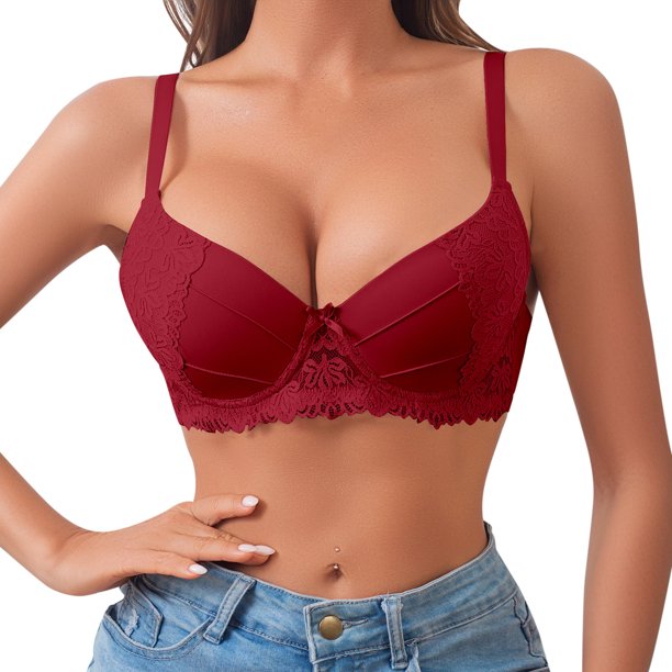 Brasier Tela de Mantequilla Tela de Mantequilla 2025 Sujetador con Borde de Acero, Encaje Francés, Copa de Ajuste convergente, Ropa Interior Extra Grande