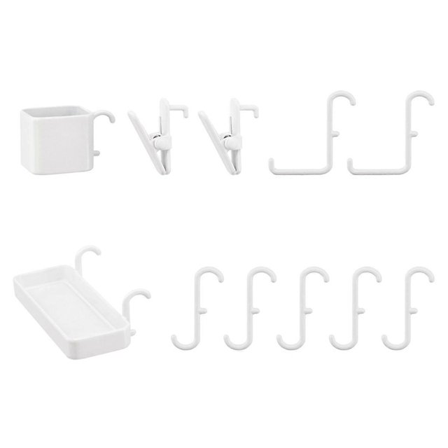 Miniature Furniture Pegboard Accessories Mini Hook Wall Storage Rack for Doll Kitchen Decoration Accessories Toy
