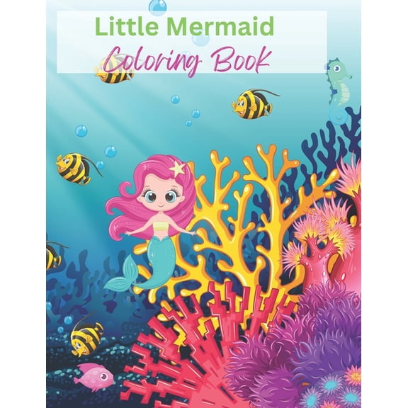 Little Mermaid : Coloring Book (Paperback)