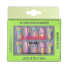 PaintLab Swirly Reusable Press-On Gel Nails Kit, Tie Dye, 24 Count