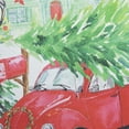 thumbnail image 4 of Northlight Red Car and Christmas Tree Outdoor Garden Flag 12.5" x 18", 4 of 7