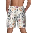 thumbnail image 4 of Balery Watercolor Floral Mens Swim Trunks Swim Shorts for Men Quick Dry Inseam Beach Shorts with Compression Liner Pocket-Medium, 4 of 9