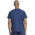 thumbnail image 5 of Dickies EDS Medical Scrubs Top for Men V-Neck Plus Size DK725, 3XL, Lucky U, 5 of 8