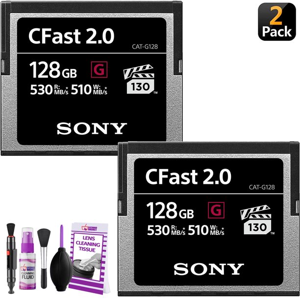Sony CAT-G128 128GB High Performance CFast G Series 2.0 Memory 