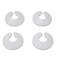 thumbnail image 1 of 4Pc 15Mm Colour Silver Electroplate Radiator Pipe Collars Cover Floor White, 1 of 10
