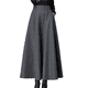 thumbnail image 4 of Falda larga para mujer, falda de corte A con cintura elástica, falda informal, 4 of 7