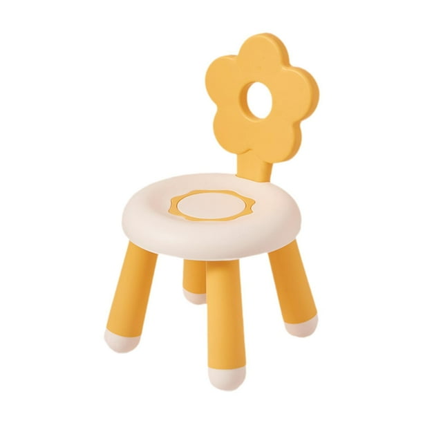 Silla para niños Macarena Banco pequeño Naranja 50 kg ligera antideslizante asiento grueso