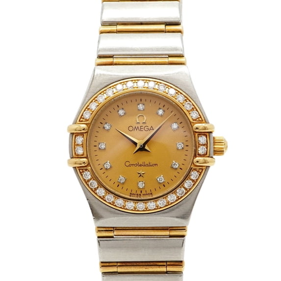 Pre-Owned Omega Constellation 1267.15 Gold Dial Women's Watch