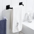 thumbnail image 3 of Lefu Self-Adhesive Towel Rod Storage Rack, Towel Bar Stick on Wall Bath Towel Holder Rail Rack,Black S, 3 of 4