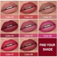 thumbnail image 3 of Combinación de lápiz labial y delineador de labios evpct Pink Gradient Matte Waterproof, 3 of 7