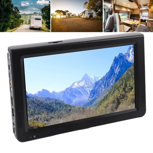 TV Digital Portátil De 10 Pulgadas, Imágenes HD Pantalla TFT LED Reproductor De Video De TV Digital Para El Hogar Del Automóvil