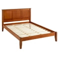 thumbnail image 2 of Pemberly Row Shaker Style Solid Wood Queen Panel Platform Bed in Cherry, 2 of 5
