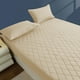 thumbnail image 4 of pstuiky Sábana ajustable - Funda protectora para colchón de cama - Sábana ajustable con bolsillo - Cálida para el invierno - Transpirable - Antideslizante para la piel - Sábana ajustable acolchada de, 4 of 6