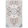thumbnail image 2 of SAFAVIEH Bella Meriel Floral Paisley Wool Area Rug, Grey/Red, 4' x 6', 2 of 10