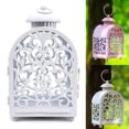 thumbnail image 2 of Chandelier Porte-Bougie Creux en Fer Support de Bougie Porte-Bougie pour Déco Maison, 2 of 6
