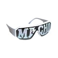 thumbnail image 1 of Macho Man White Macho Sunglasses Randy Savage Costume Wrestler Party WWF Glasses, 1 of 1