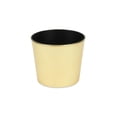 thumbnail image 2 of Contemporary Home Living 6" Gold and Black Tapered Round Planter, 2 of 3