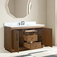 thumbnail image 5 of Vanity Art 60" Single Bathroom Vanity with Sink, Freestanding Bath Storage Cabinet with Engineered Marble Top, 5 of 7