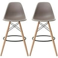 thumbnail image 1 of Brenza Taupe Eiffel Stool-Set of 2, 1 of 1