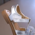 thumbnail image 6 of JnBQdnc Girls Sandals,Summer Sandal Sale Girls Gladiator Sandals Cute Open Toe Breathable Summer Strappy Sandals for Girls with Zipper, 6 of 7