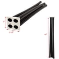 thumbnail image 4 of Lund Boat Rod Holder 2133513 | 4 Tube 47 5/8 Inch Black White, 4 of 4