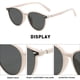 thumbnail image 4 of El marco pequeño retro es delgado, gafas de sol con personalidad de tendencia de tiro callejero, hechas de PC, 4 of 6