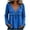 A02_Blue, variant on Women's V Neck Fringe Tops Lightweight Loose Long Sleeve Tunic Blouse Boho Travel Layering Shirts