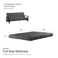 thumbnail image 4 of Mainstays 6 Inch Futon Mattress with Tufted Cover and Recycled Polyester Fill, Full, 4 of 7