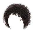 thumbnail image 3 of Peluca Afro rizada Peluca de cabello humano moda resistente al calor peluca rizada Bob peluca corta rizada suelta para negocios Cosplay trabajo, 3 of 8