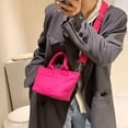 thumbnail image 6 of Kukuzhu Canvas Tote Handbag for Women Small Crossbody Bag Cute Shoulder Bag Casual Satchel Bag Mini Hobo Messenger Bag, 6 of 7