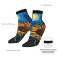 thumbnail image 6 of Pofeuu Starry Night Sunflower Field Print 30cm Socks, Adult Running Hiking Socks for Youth and Adult, 6 of 7